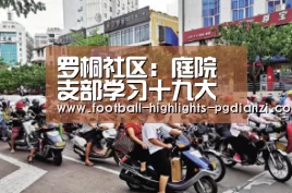 罗桐社区:庭院支部学习十九大新党章“pg娱乐中心官网”(图2) pg娱乐中心官网